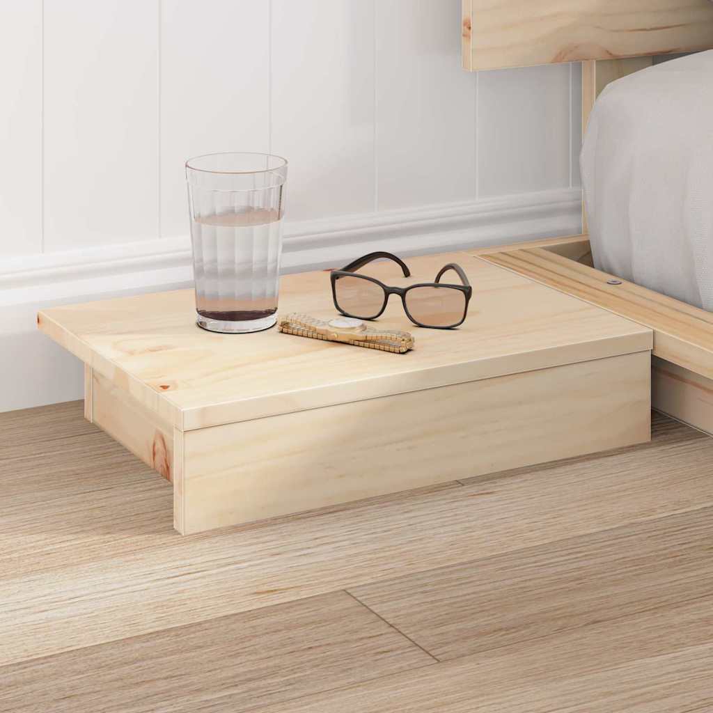 Cadre de lit Marron 140 x 200 cm bois - XIOS