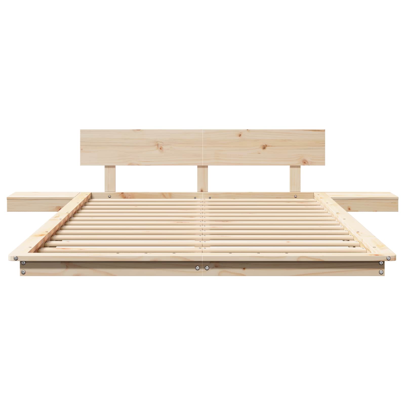 Cadre de lit Marron 120 x 200 cm bois - XIOS