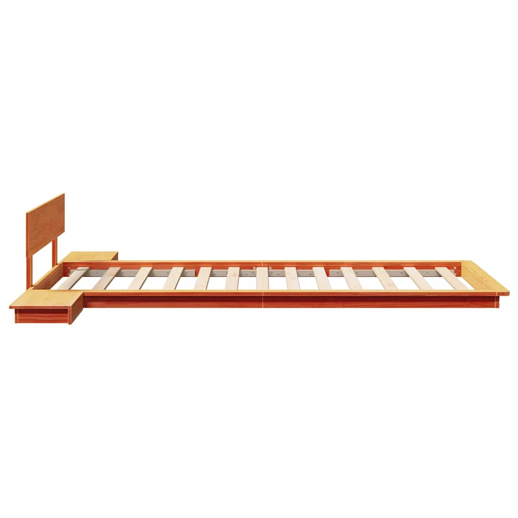 Cadre de lit Marron 80 x 200 cm bois - XIOS