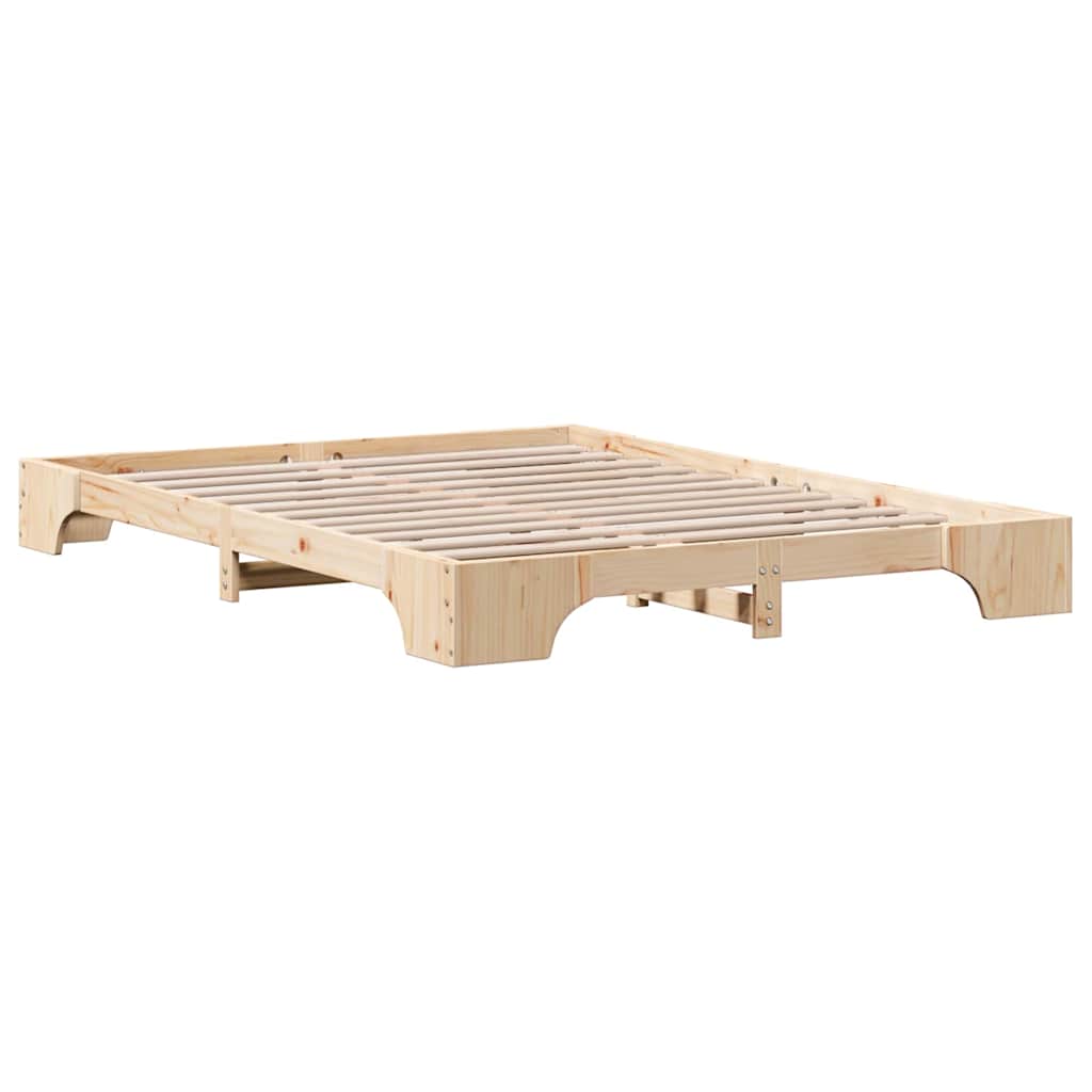 Cadre de lit Naturel 160 x 200 cm Pin massif - XIOS