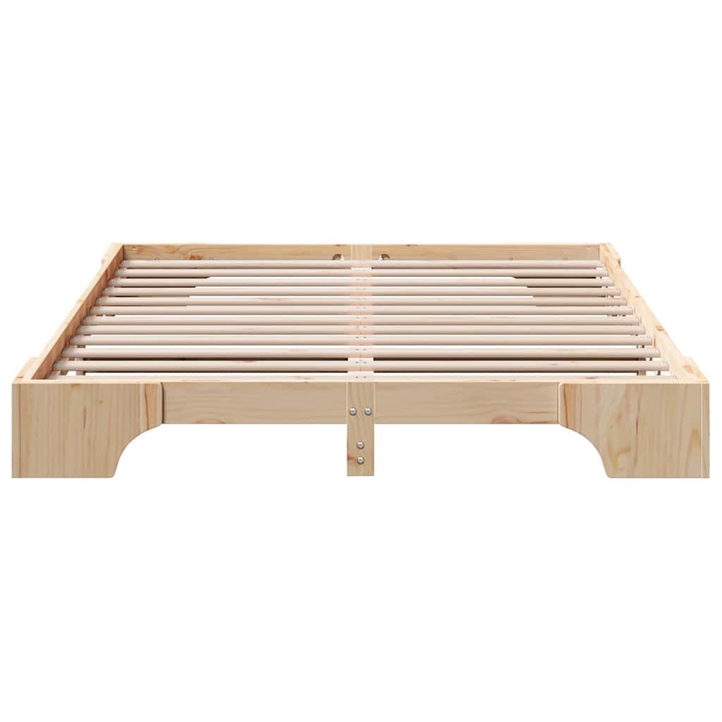 Cadre de lit Naturel 160 x 200 cm Pin massif - XIOS