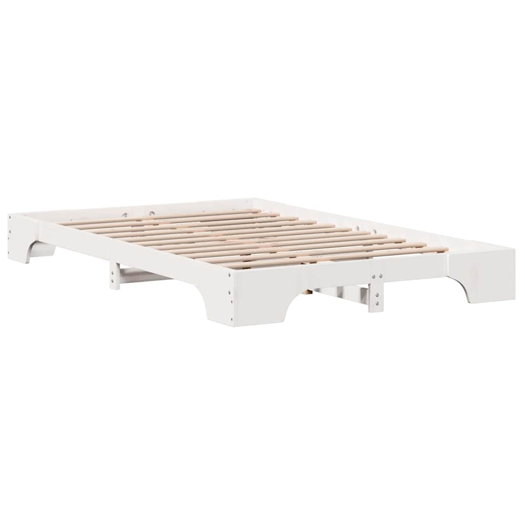 Cadre de lit Blanc 120 x 190 cm Pin massif - XIOS