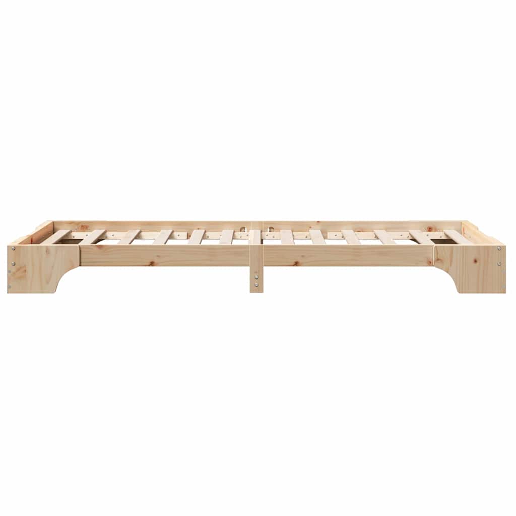 Cadre de lit Naturel 80 x 200 cm Pin massif - XIOS