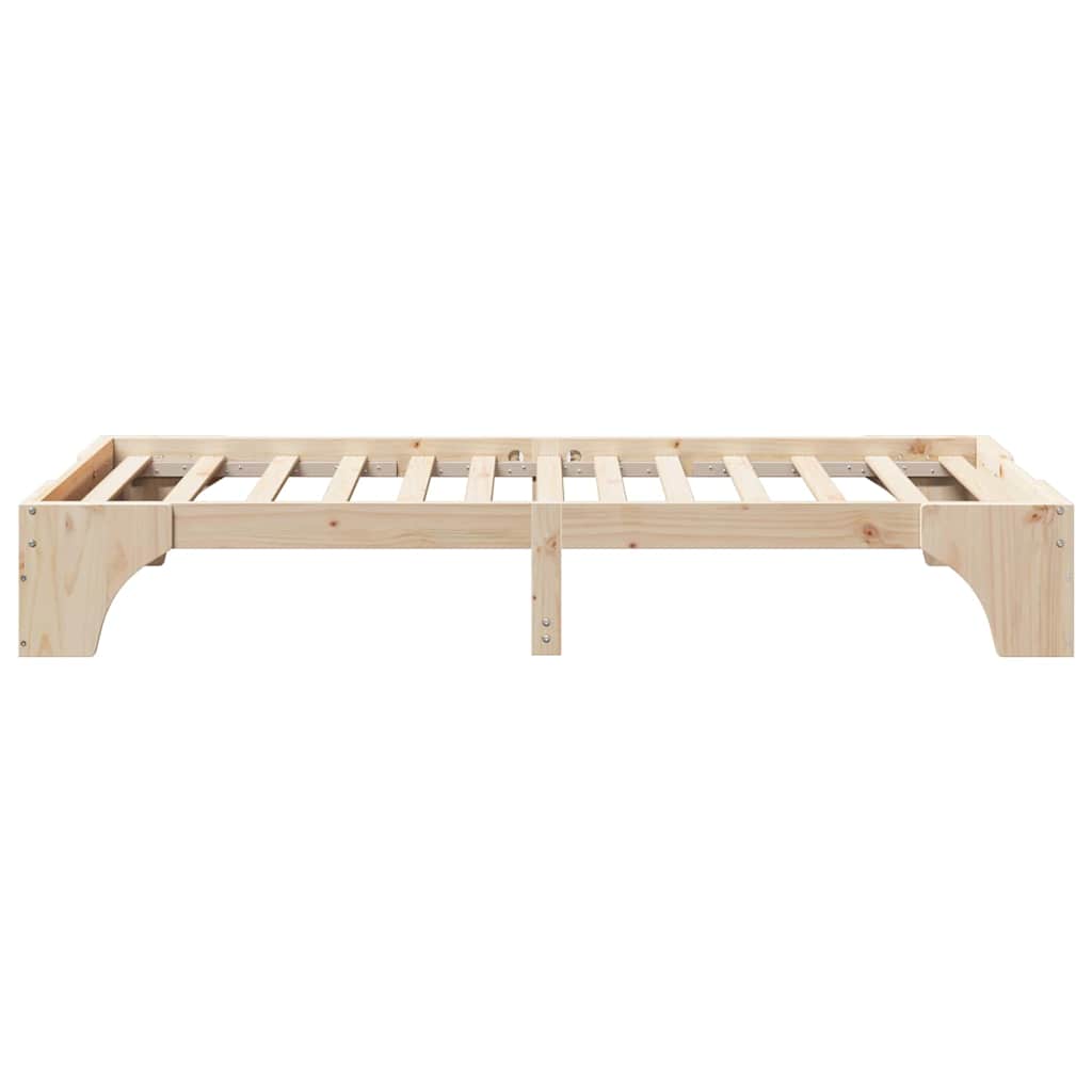 Cadre de lit Naturel 90 x 190 cm Pin massif - XIOS