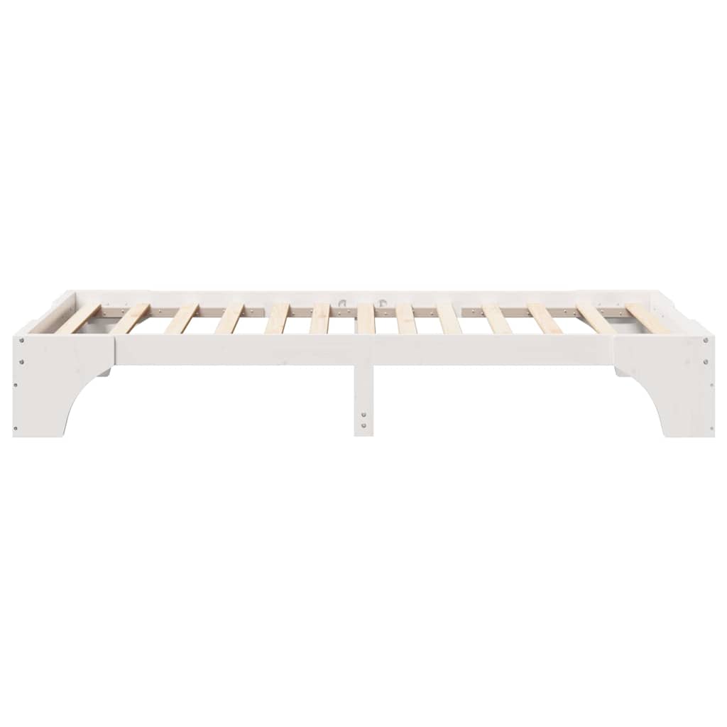 Cadre de lit Blanc 90 x 190 cm Pin massif - XIOS