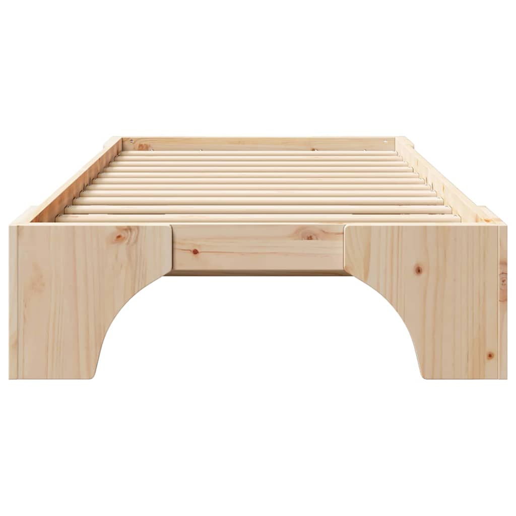 Cadre de lit Naturel 75 x 190 cm Pin massif - XIOS