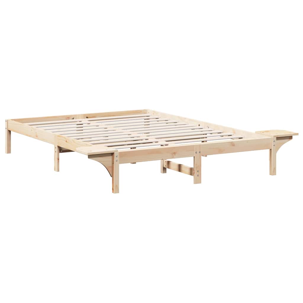 Cadre de lit Naturel 160 x 200 cm Pin massif - XIOS