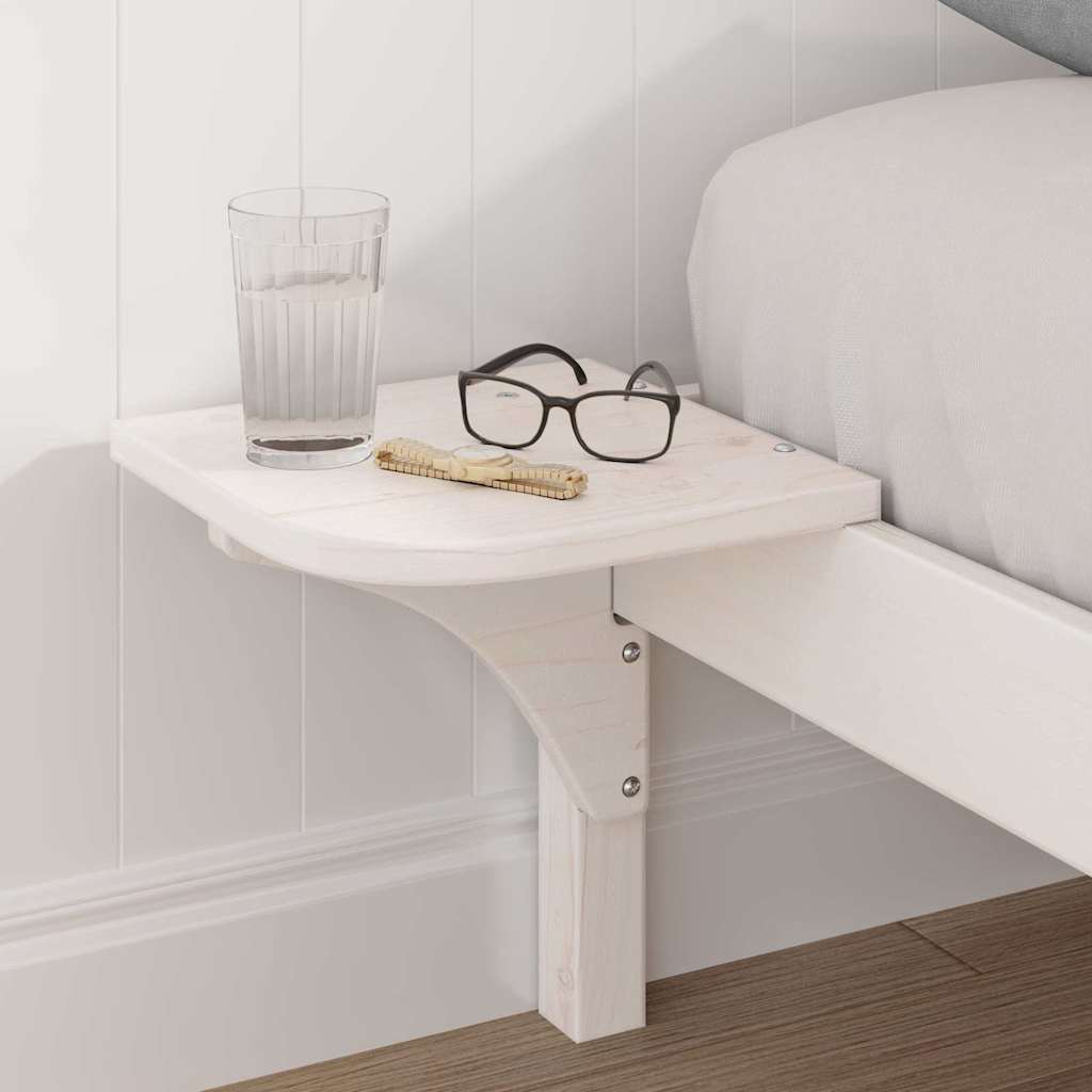 Cadre de lit Blanc 160 x 200 cm Pin massif - XIOS
