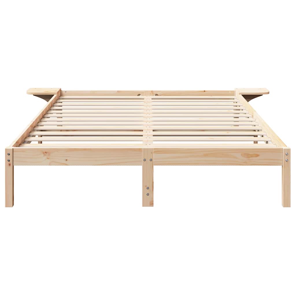Cadre de lit Naturel 140 x 200 cm Pin massif - XIOS