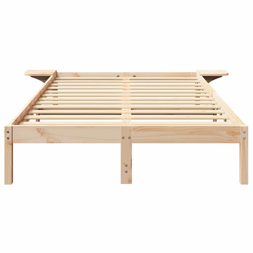 Cadre de lit Naturel 120 x 200 cm Pin massif - XIOS
