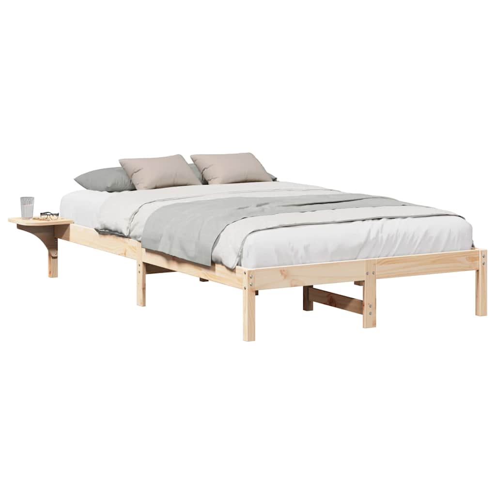 Cadre de lit Naturel 120 x 200 cm Pin massif - XIOS