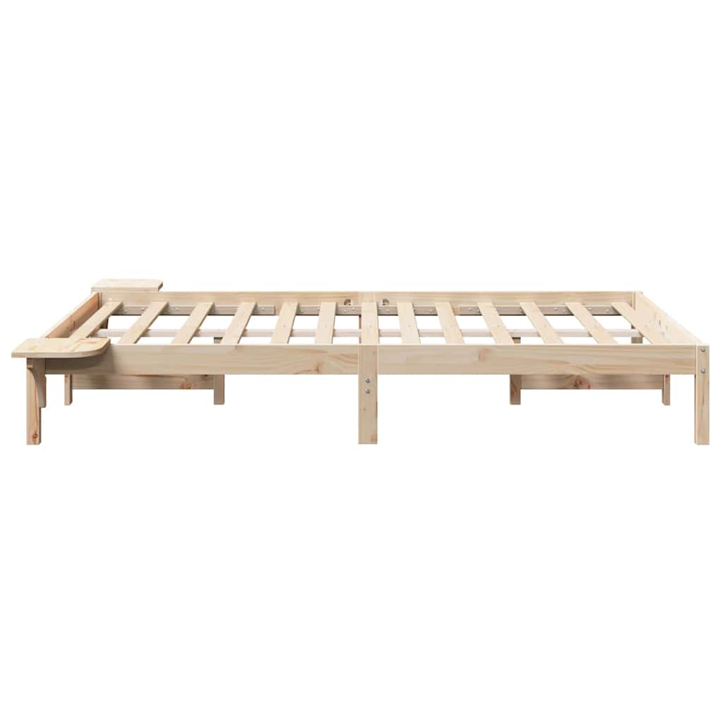 Cadre de lit Naturel 120 x 200 cm Pin massif - XIOS