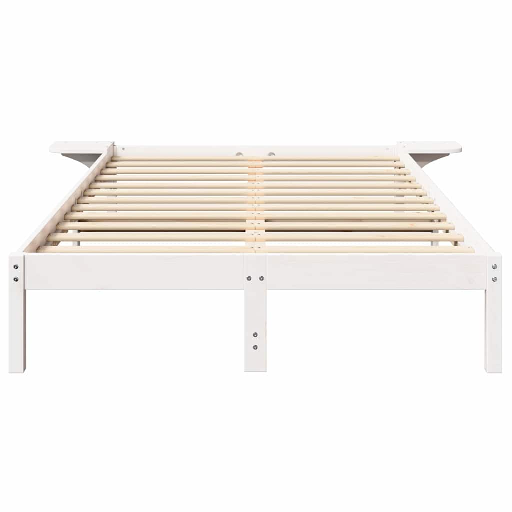 Cadre de lit Blanc 120 x 200 cm Pin massif - XIOS