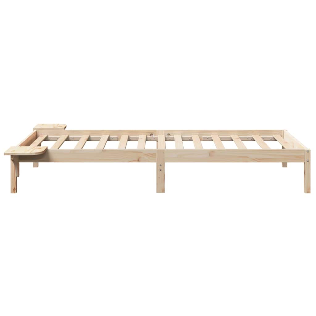 Cadre de lit Naturel 100 x 200 cm Pin massif - XIOS
