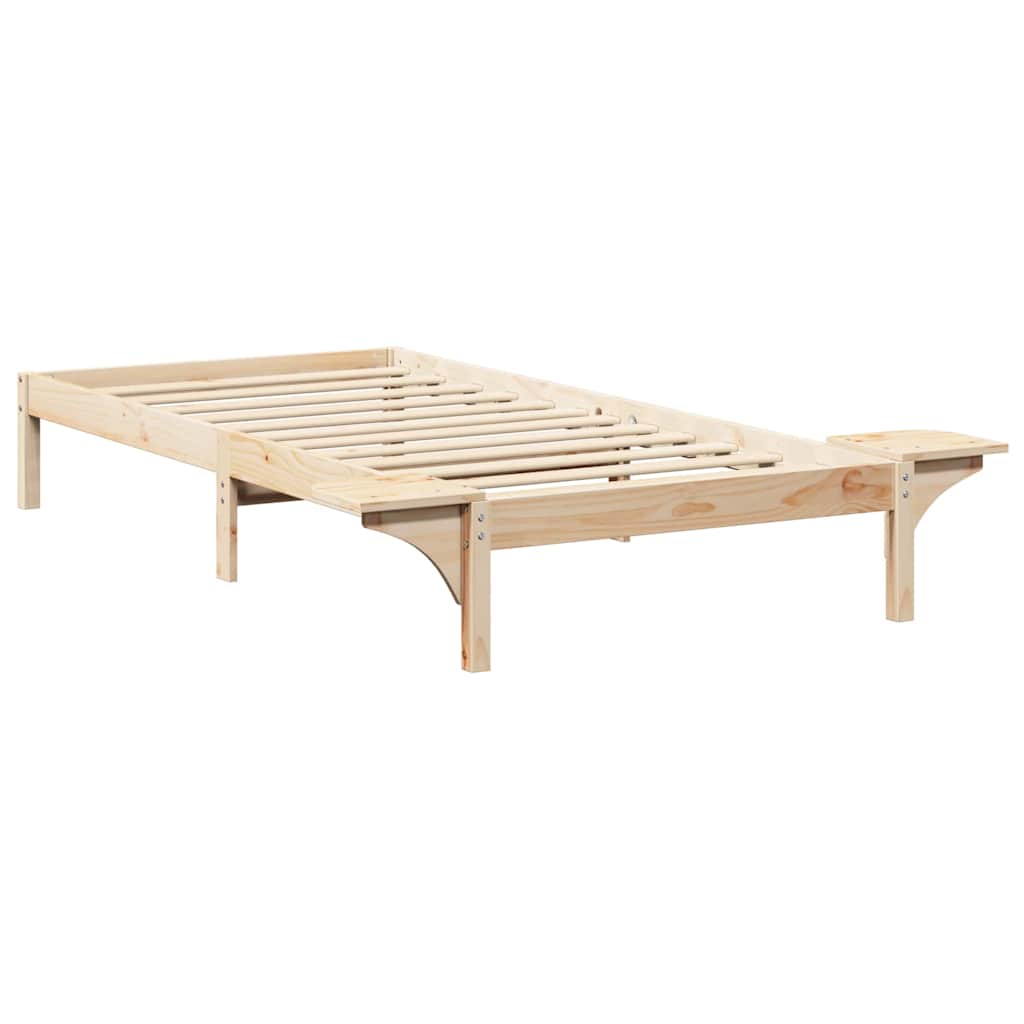 Cadre de lit Naturel 90 x 200 cm Pin massif - XIOS