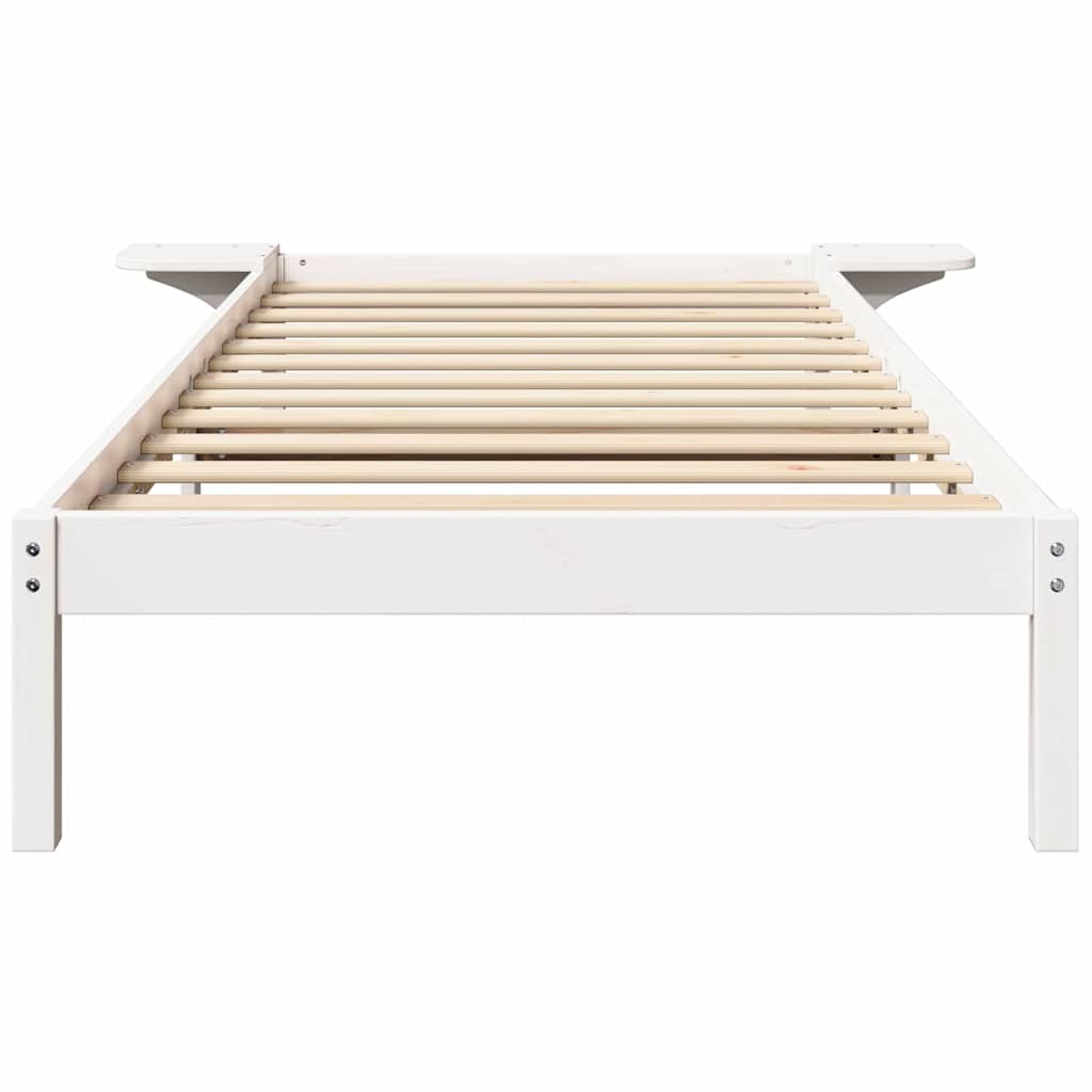Cadre de lit Blanc 80 x 200 cm Pin massif - XIOS