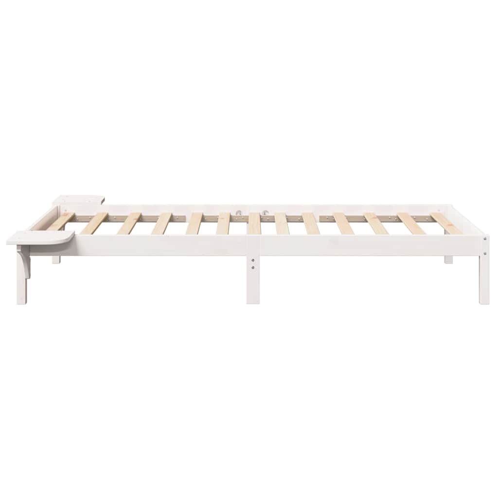 Cadre de lit Blanc 75 x 190 cm Pin massif - XIOS