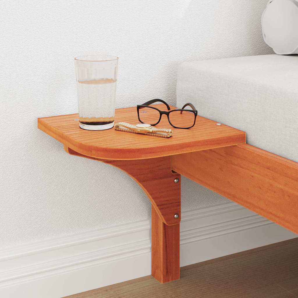 Cadre de lit Brun cire 75 x 190 cm Pin massif - XIOS