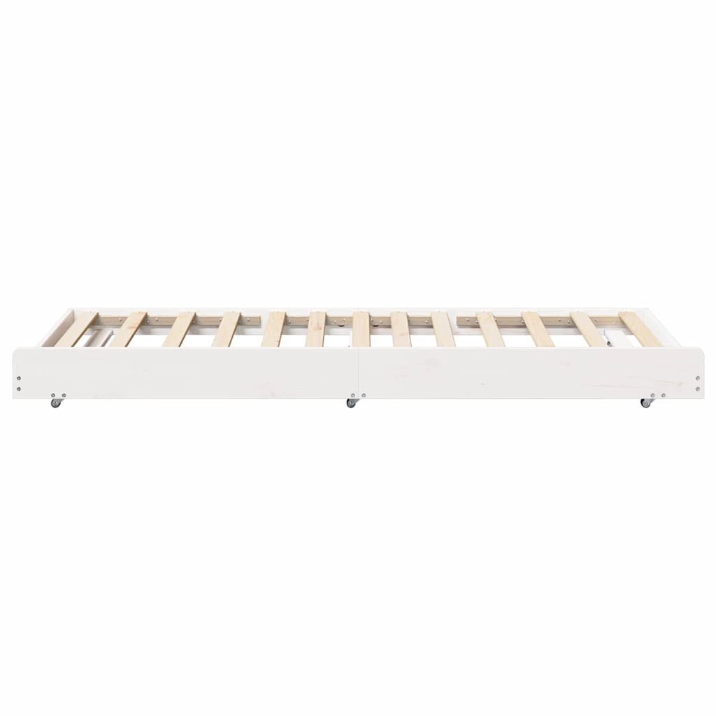 Cadre de lit Blanc 75 x 190 cm Pin massif - XIOS