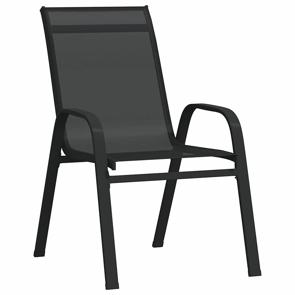 Ensemble de salle à manger pour jardin 5 pcs Noir - XIOS
