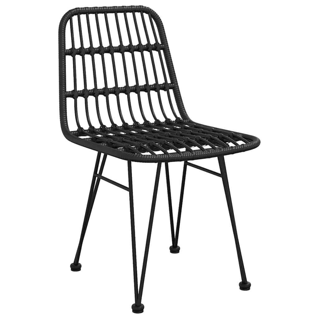 Ensemble de salle à manger pour jardin 7 pcs Noir - XIOS