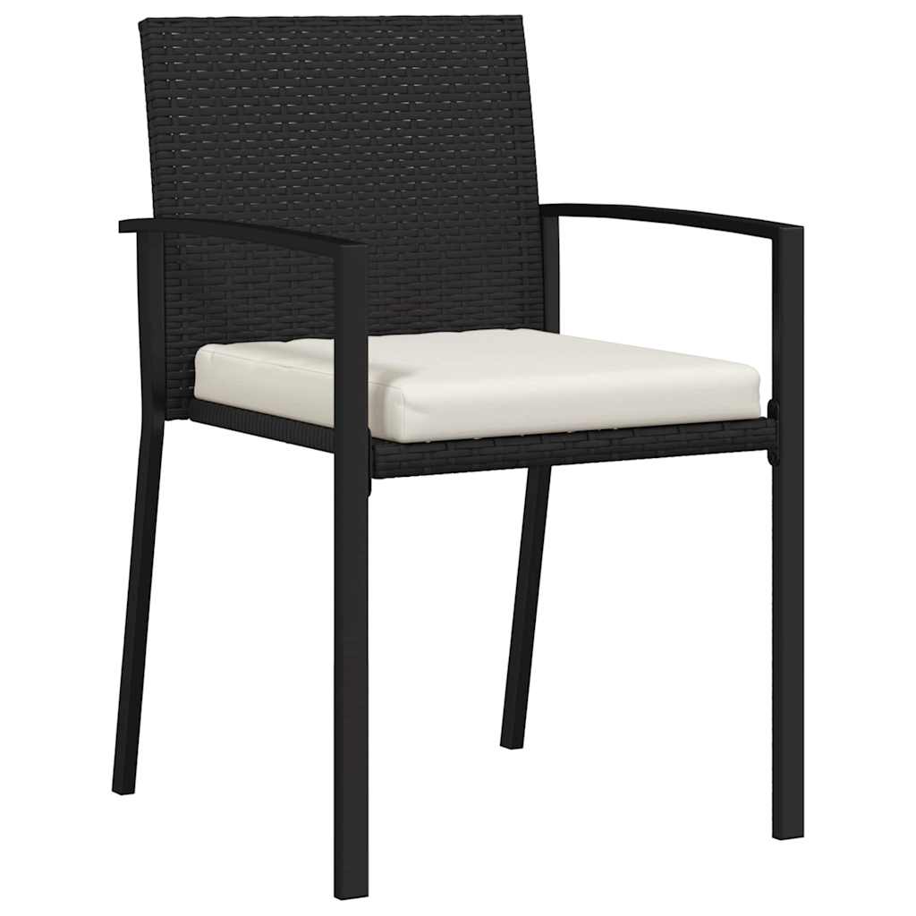 Ensemble de salle à manger pour jardin 9 pcs Noir - XIOS