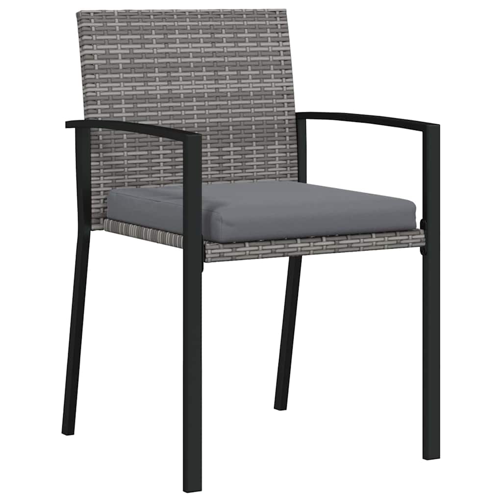 Ensemble de salle à manger pour jardin 5 pcs Gris - XIOS