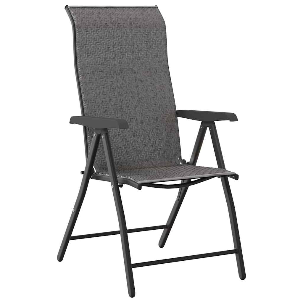 Ensemble de salle à manger pour jardin 3 pcs Gris - XIOS