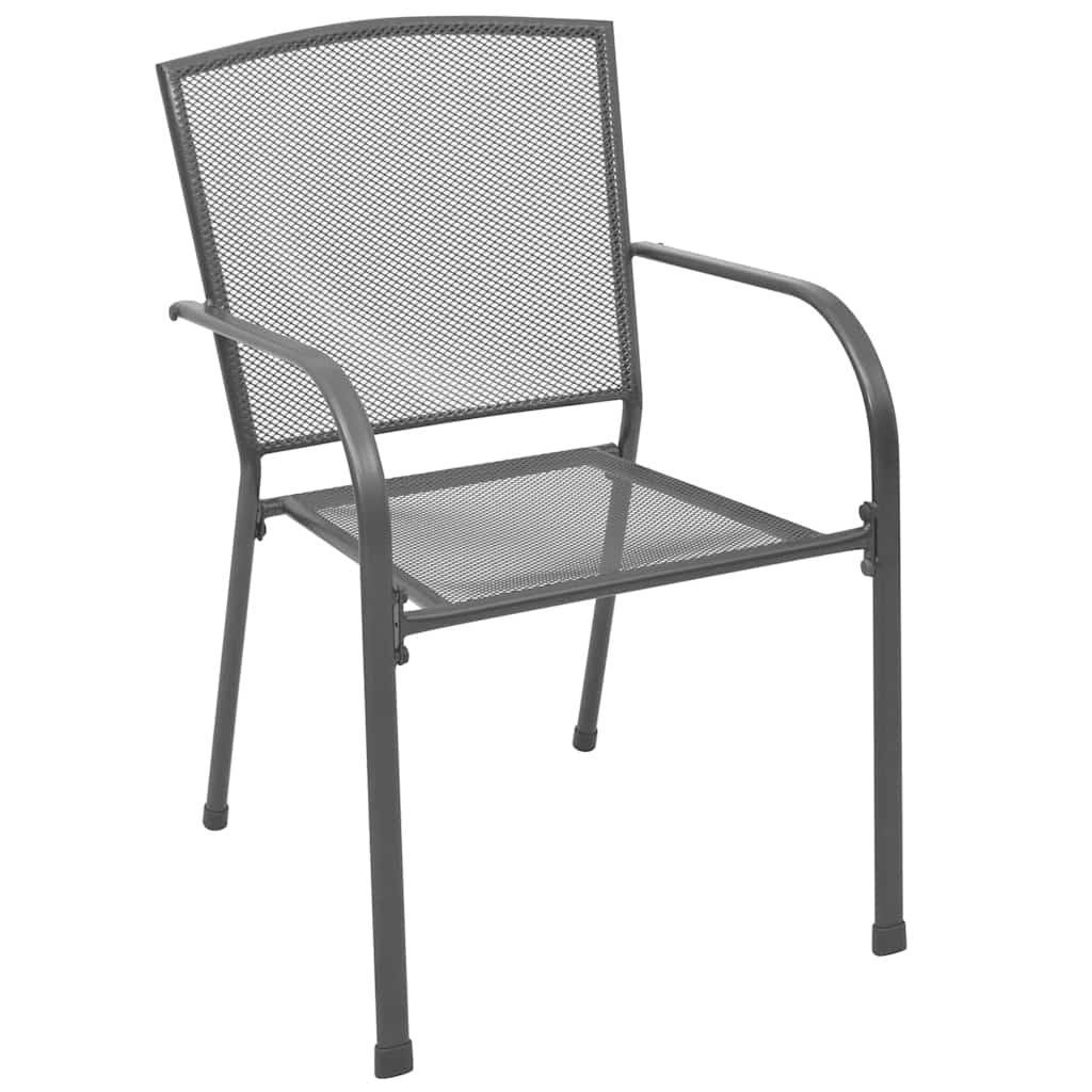 Ensemble de salle à manger pour jardin 3 pcs Anthracite - XIOS