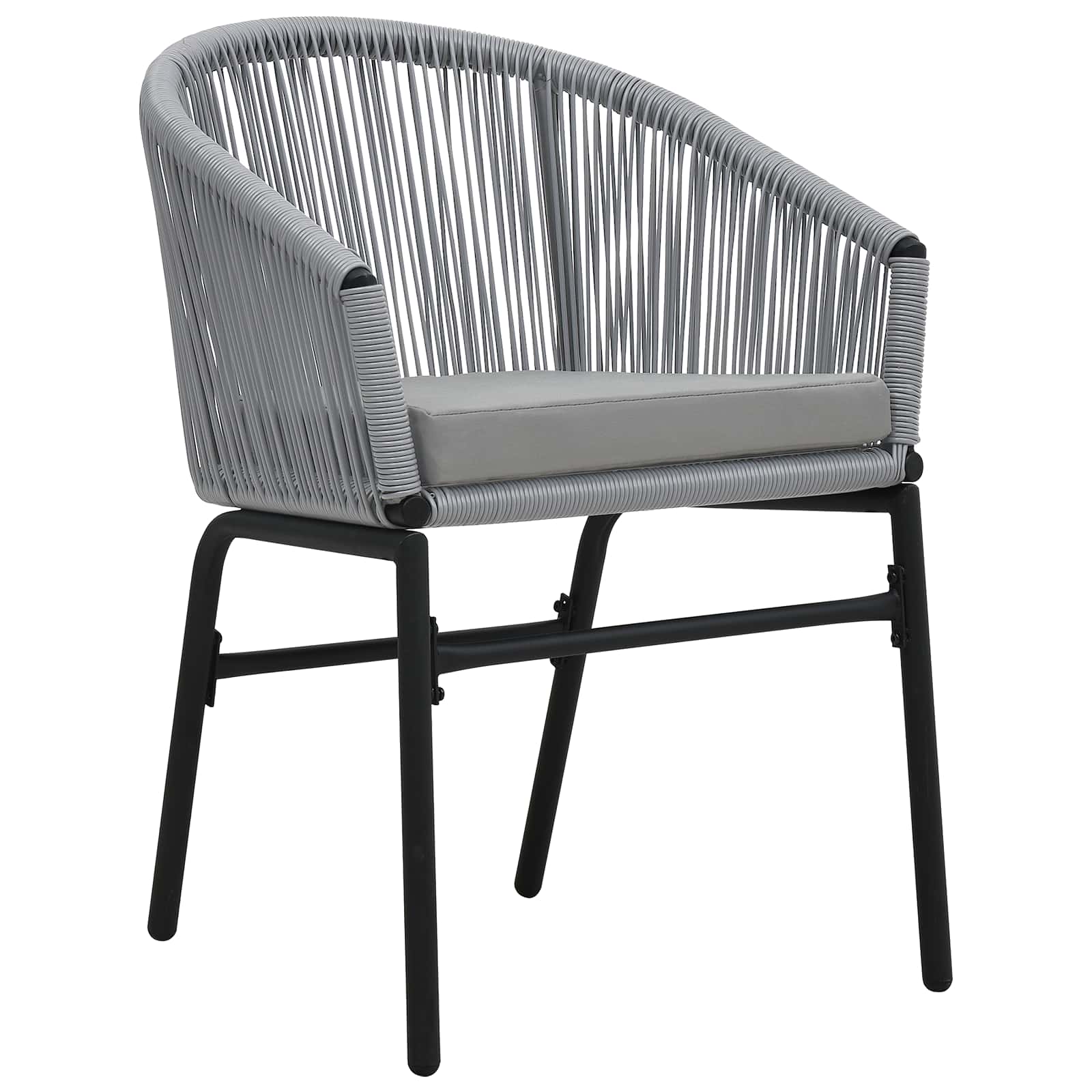 Ensemble de salle à manger pour jardin 5 pcs Anthracite - XIOS