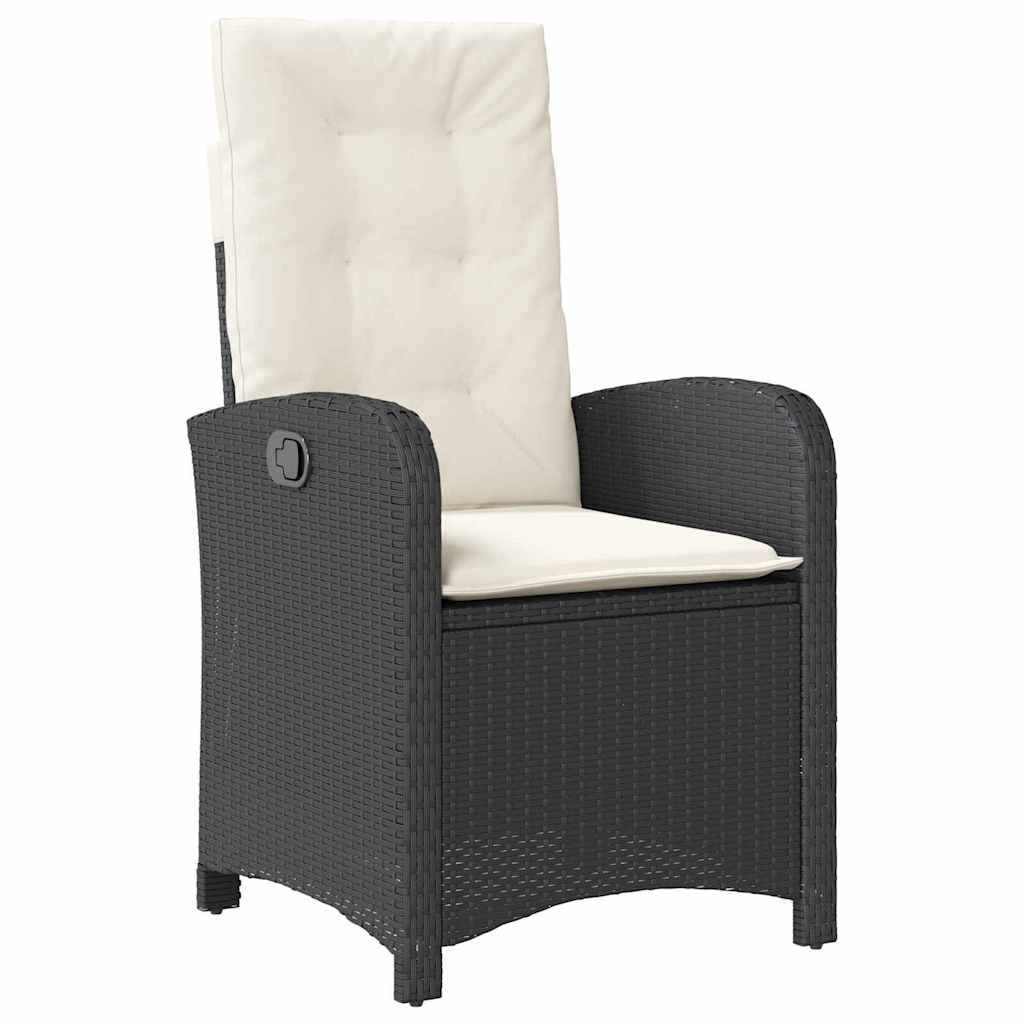 Ensemble de salle à manger pour jardin 7 pcs Noir polyrotin - XIOS