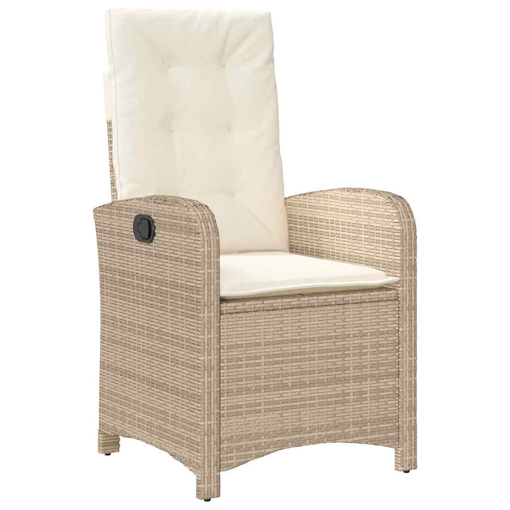 Ensemble de salle à manger pour jardin 7 pcs Beige polyrotin - XIOS