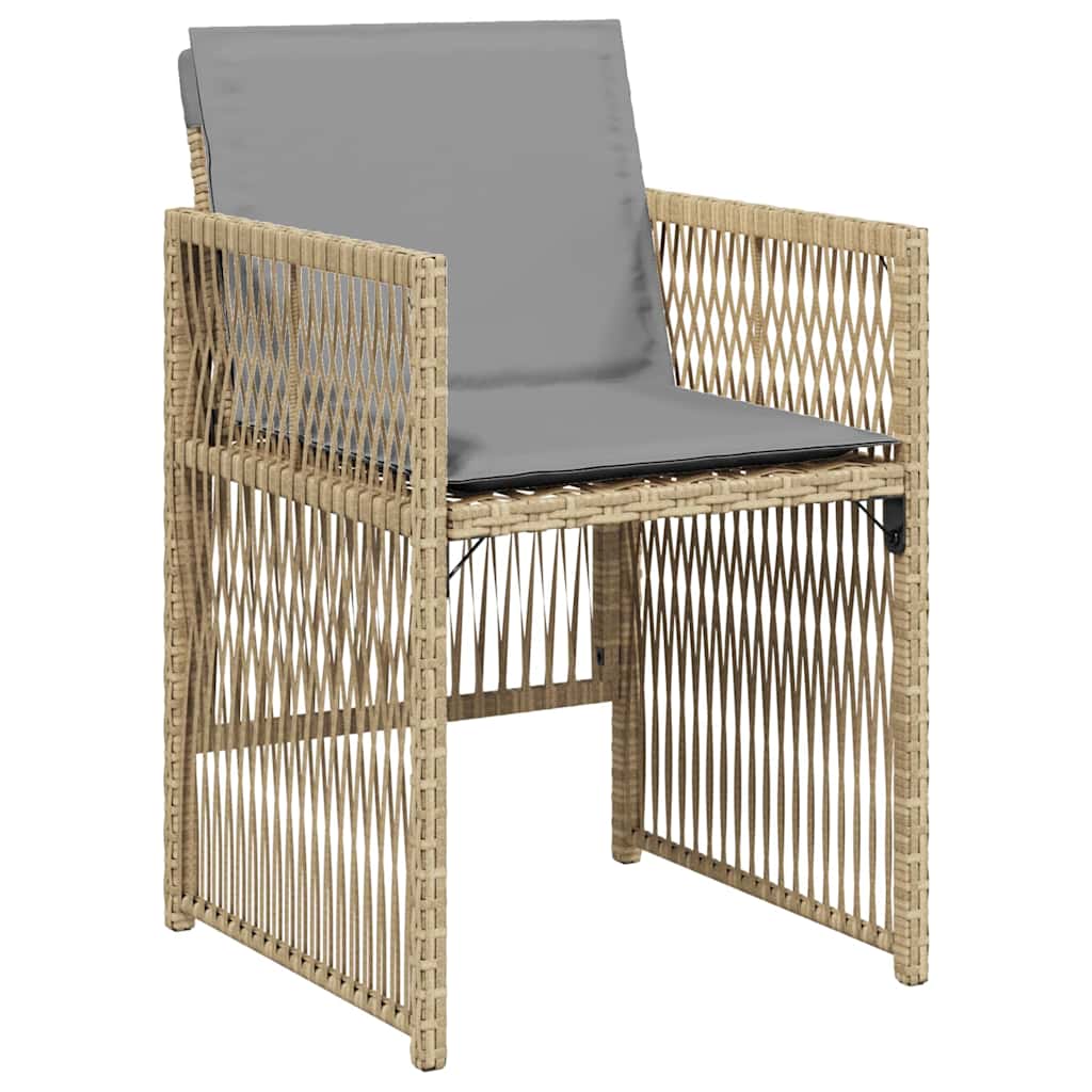 Ensemble de salle à manger pour jardin 5 pcs Beige - XIOS