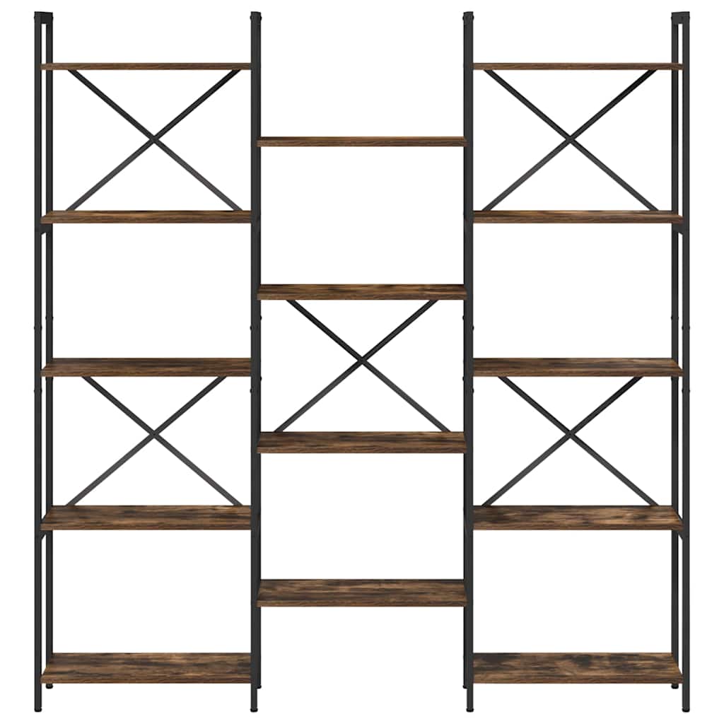 Étagère Chêne fumé 156 x 25 x 167.5 cm Bois d'ingénierie - XIOS