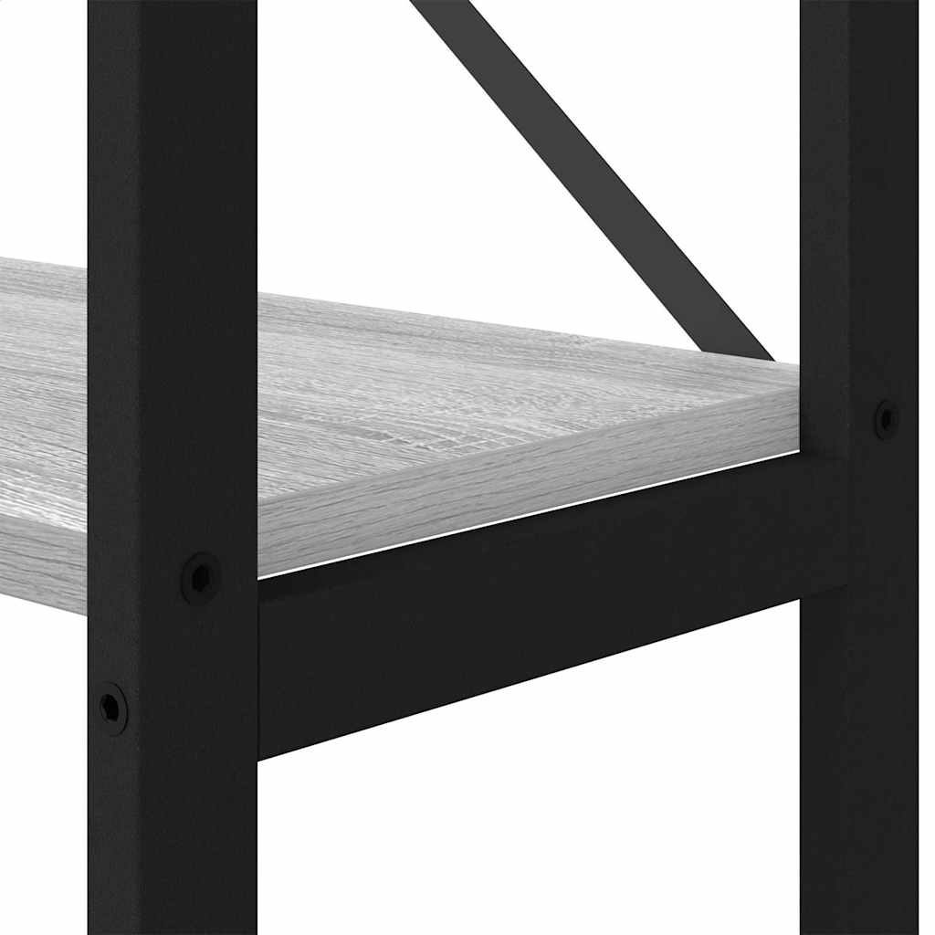 Étagère Sonoma gris 156 x 25 x 167 cm Bois d'ingénierie - XIOS