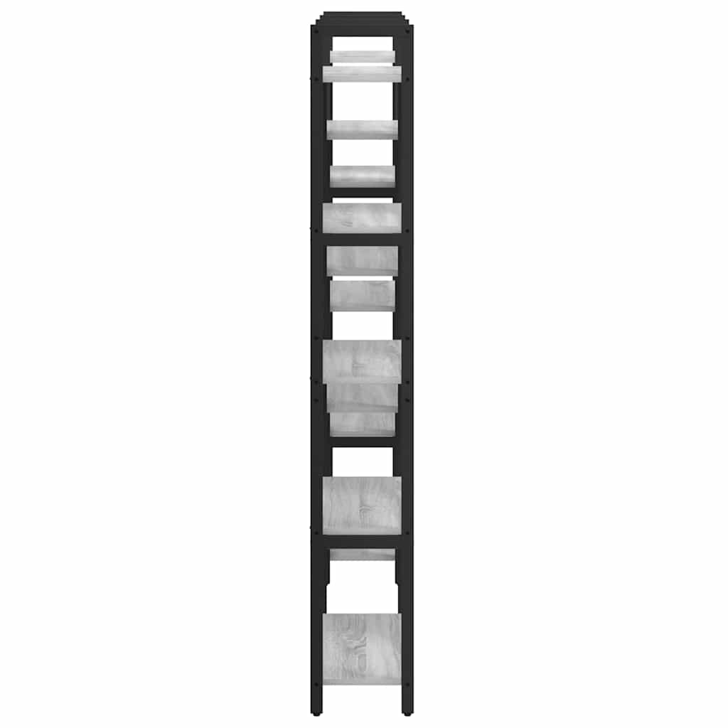 Étagère Sonoma gris 156 x 25 x 167 cm Bois d'ingénierie - XIOS