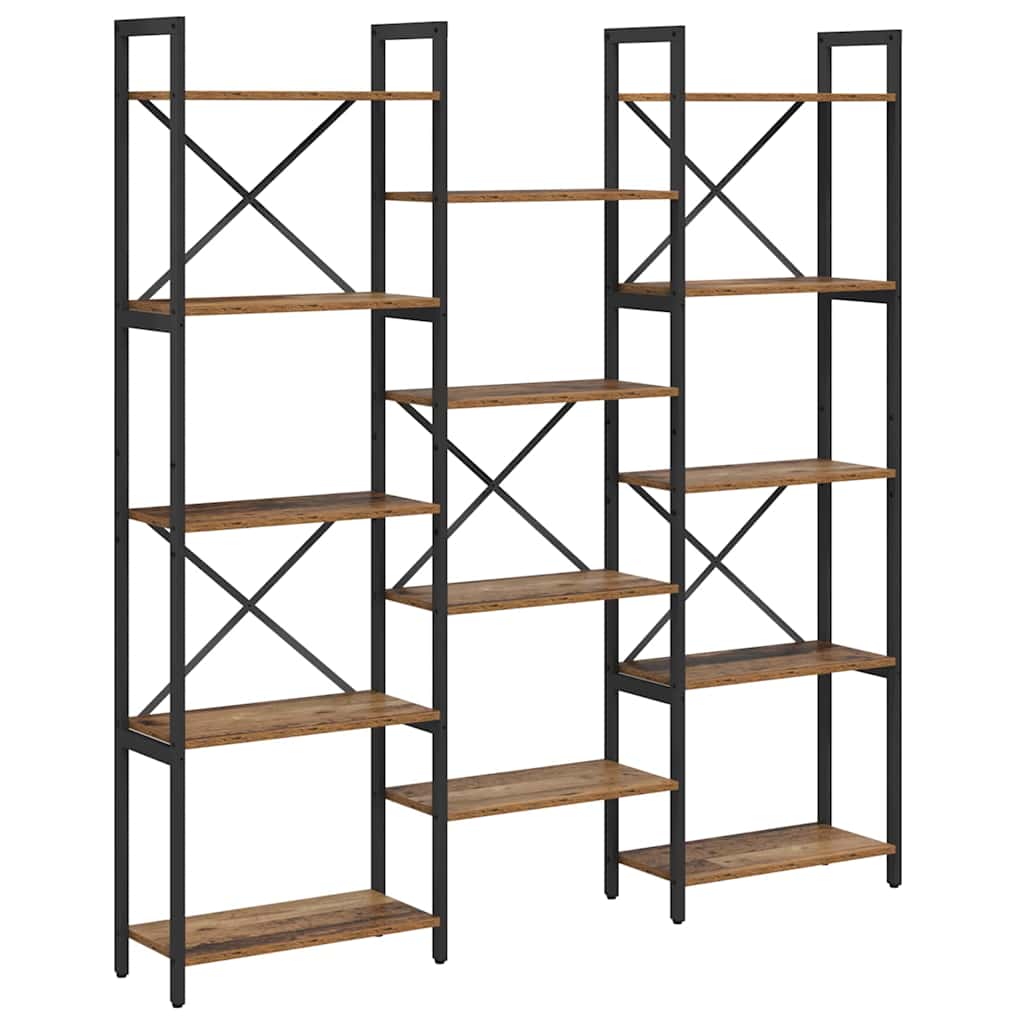 Étagère Bois ancien 156 x 25 x 167 cm Bois d'ingénierie - XIOS