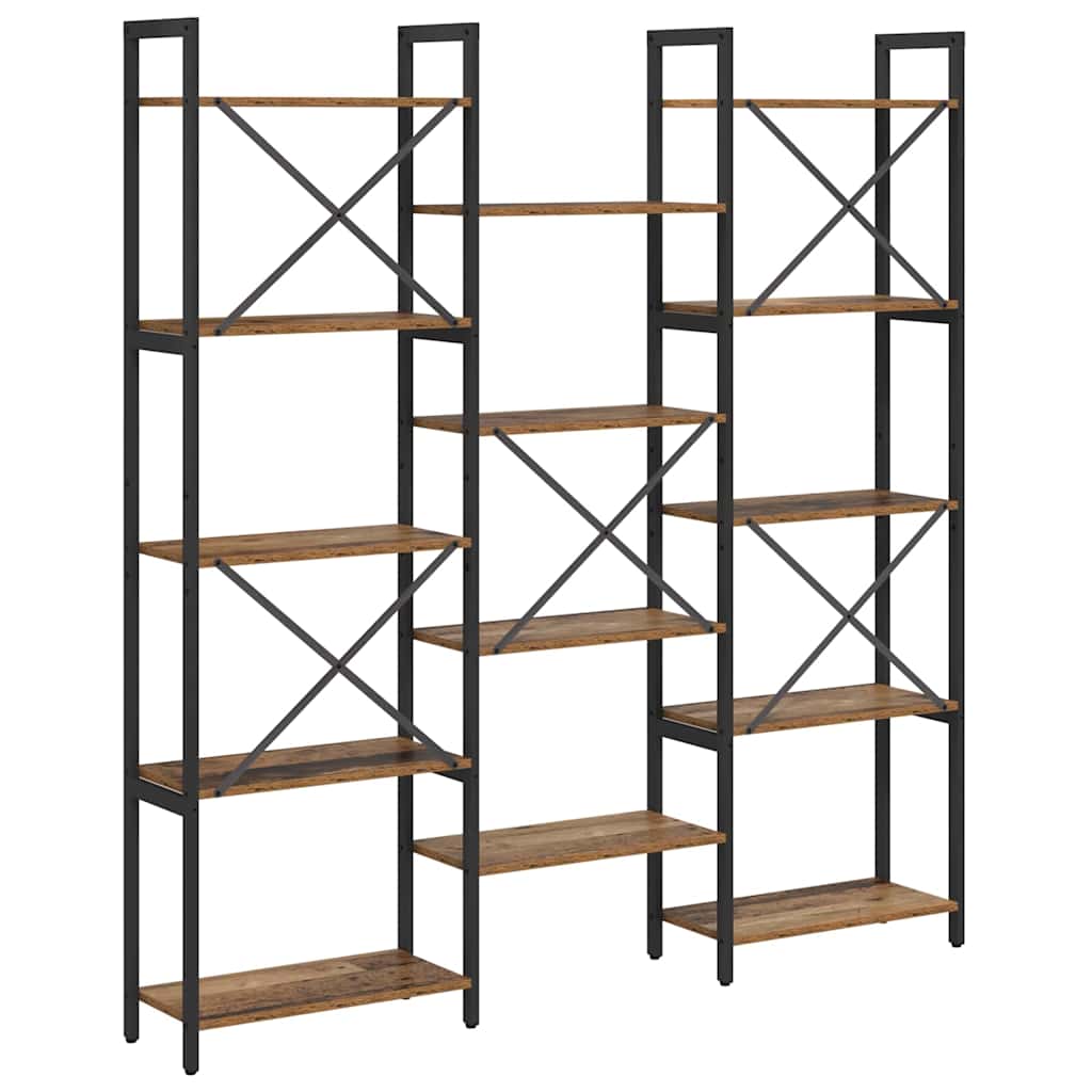 Étagère Bois ancien 156 x 25 x 167 cm Bois d'ingénierie - XIOS