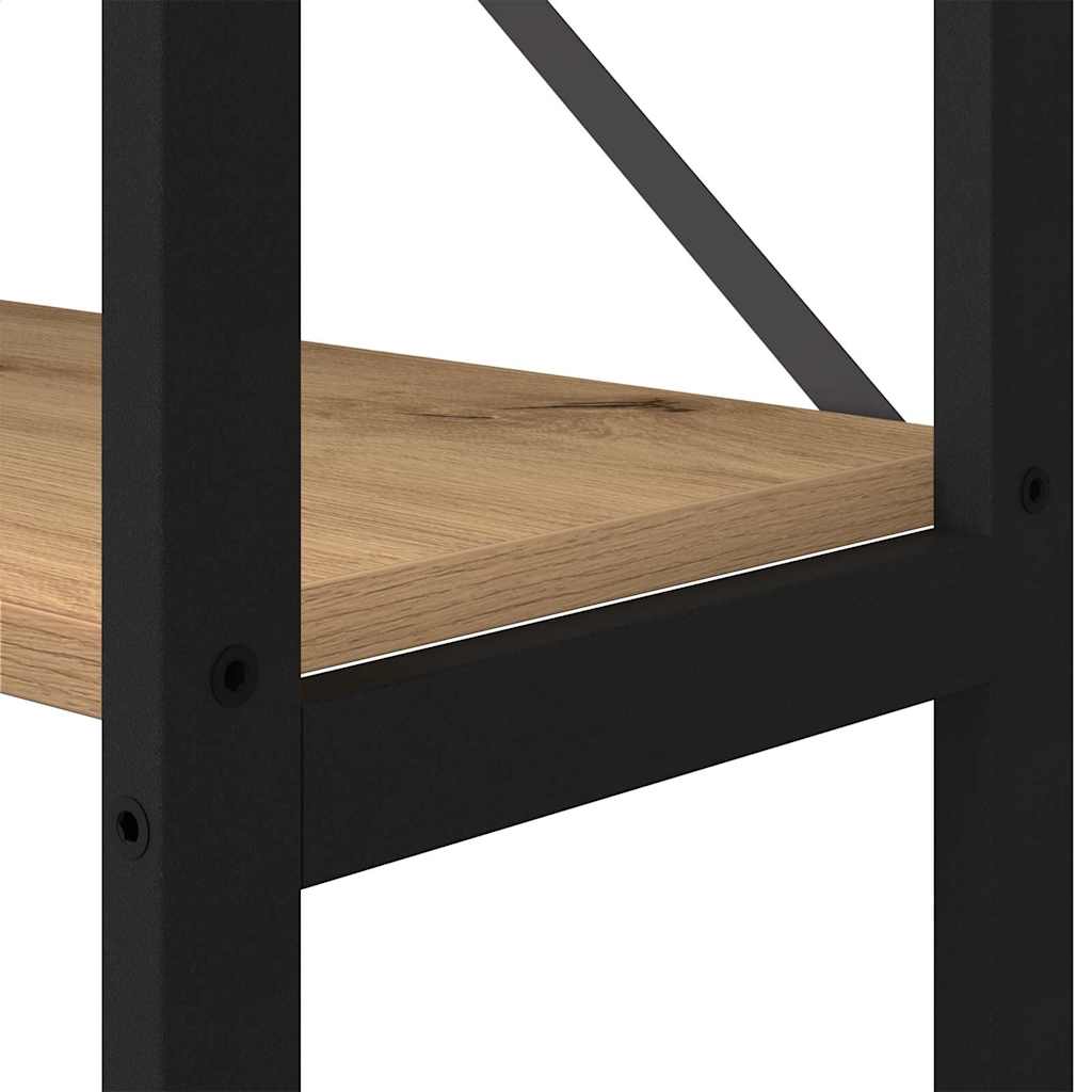 Étagère chêne artisanal 156 x 25 x 167.5 cm Bois d'ingénierie - XIOS