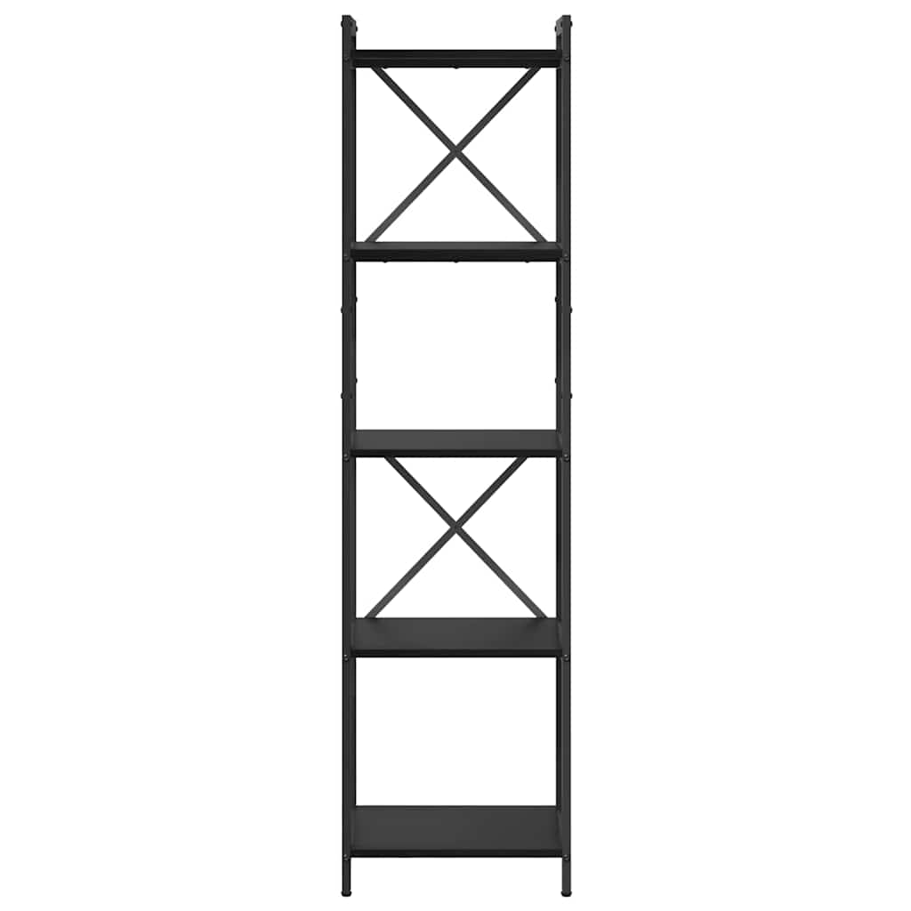 Bibliothèque Chêne noir 40 x 30 x 153 cm Bois d'ingénierie - XIOS