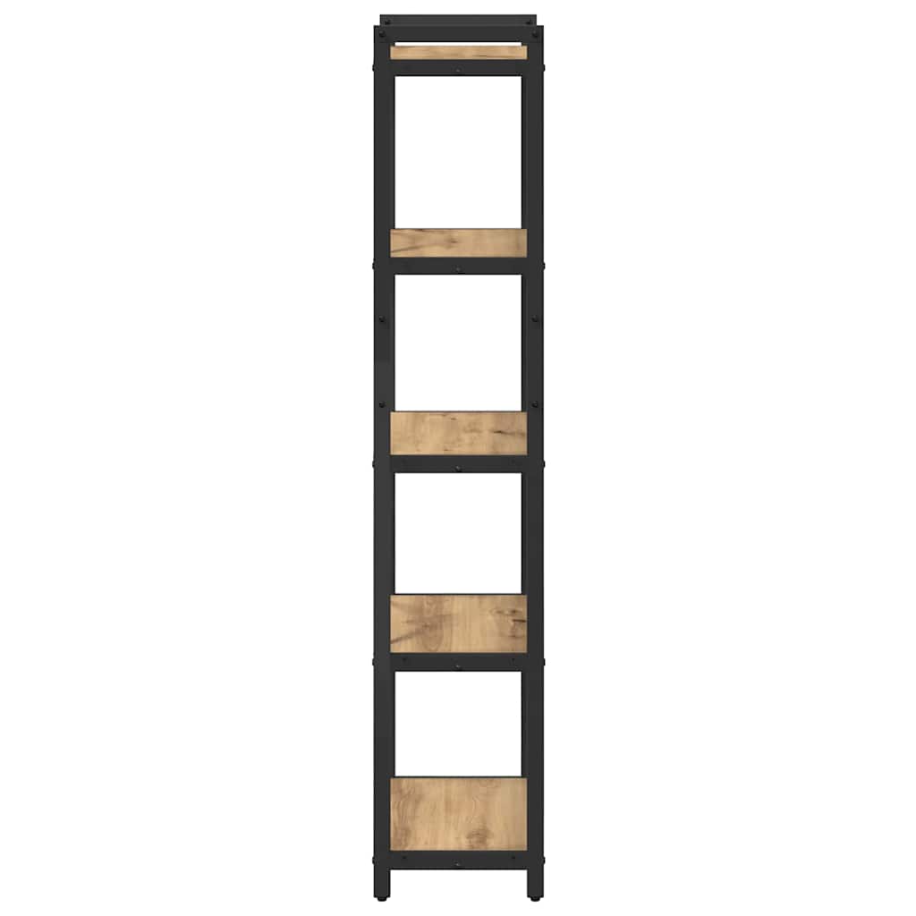 Bibliothèque chêne artisanal 40 x 30 x 153 cm Bois d'ingénierie - XIOS