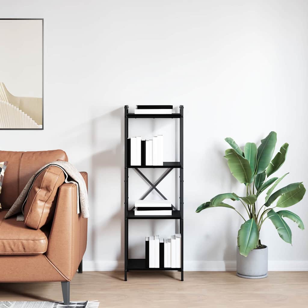 Étagère Chêne noir 40 x 30 x 119 cm Bois d'ingénierie - XIOS