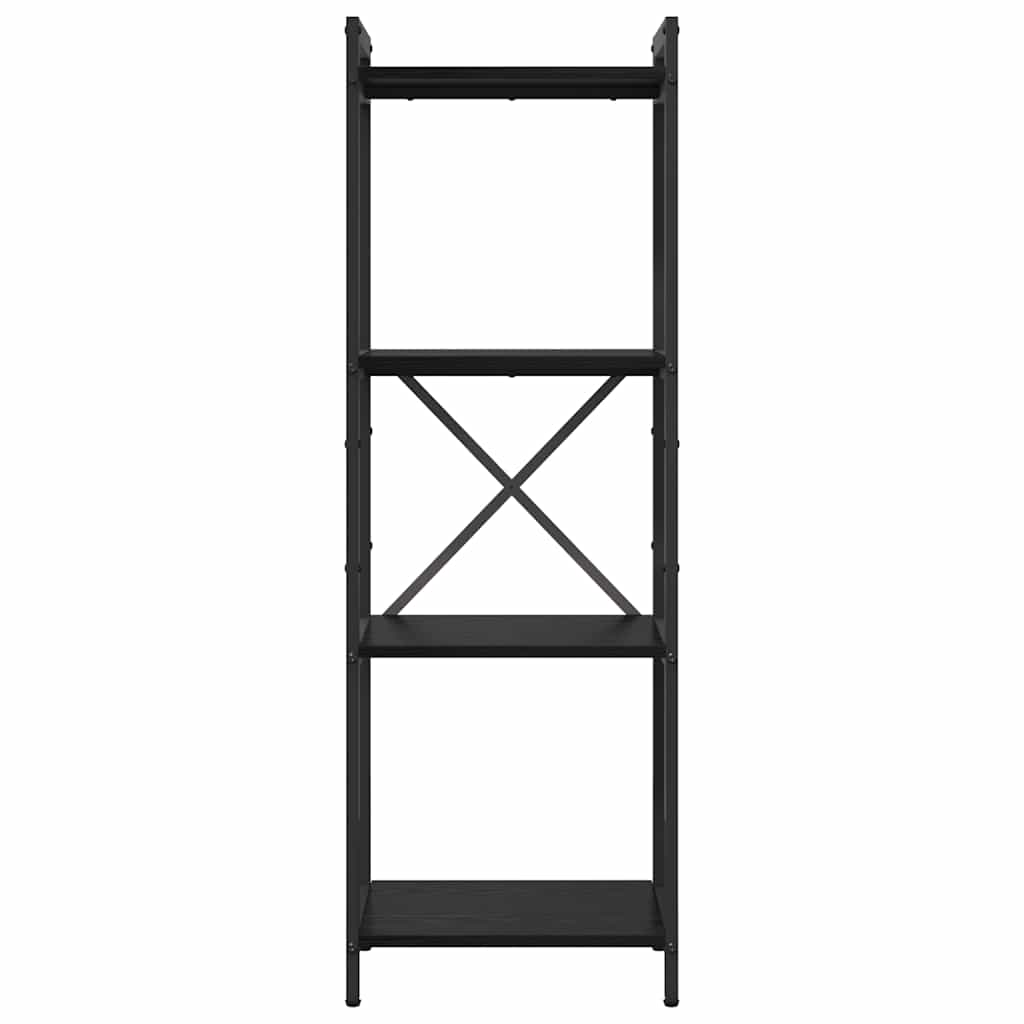 Bibliothèque Chêne noir 40 x 30 x 118 cm Bois d'ingénierie - XIOS