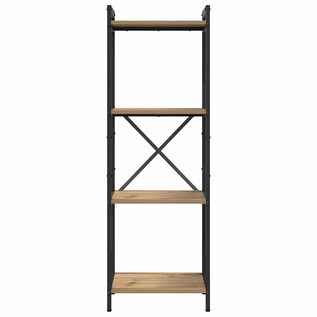 Bibliothèque chêne artisanal 40 x 30 x 118 cm Bois d'ingénierie - XIOS