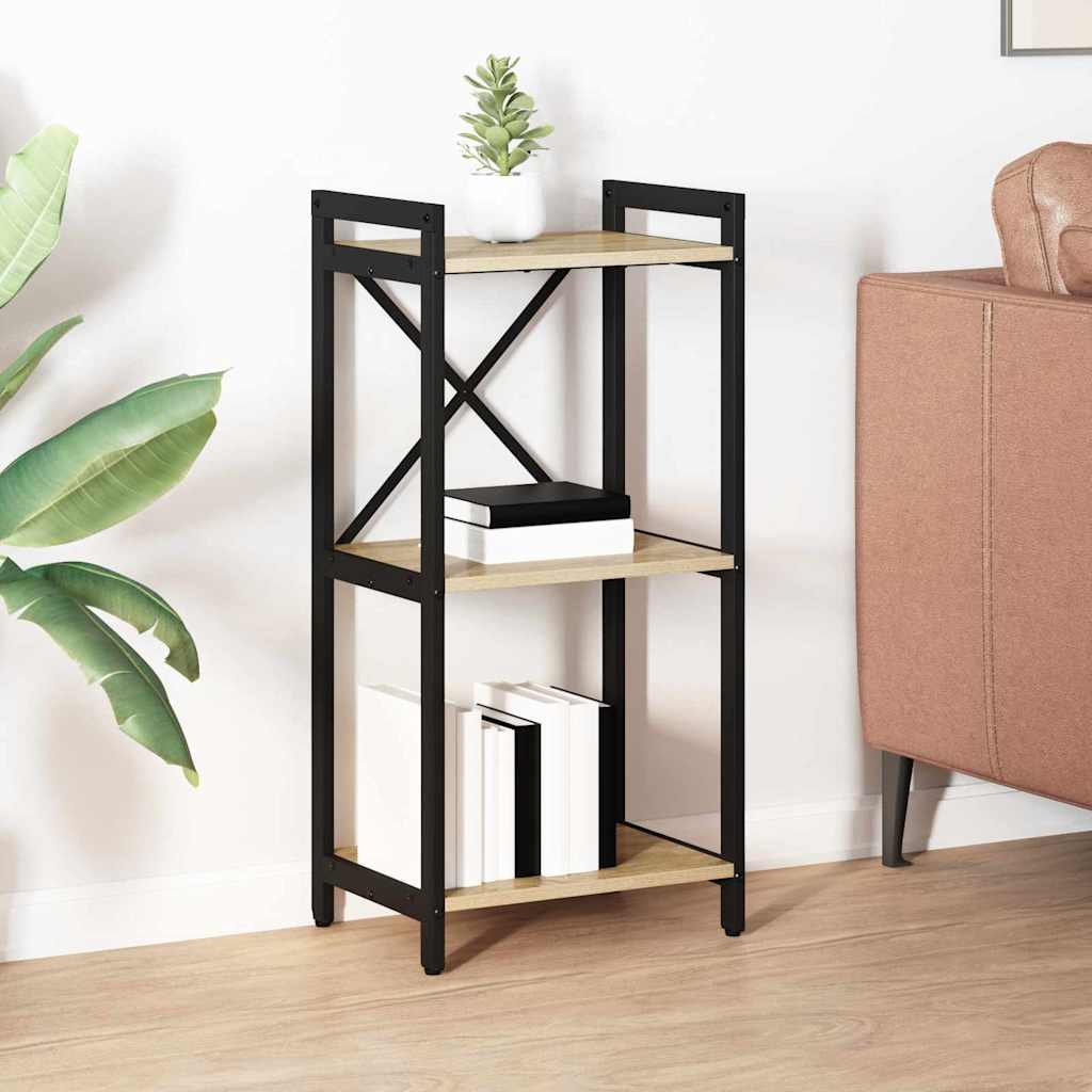 Bibliothèque Chêne sonoma 40 x 30 x 83 cm Bois d'ingénierie - XIOS