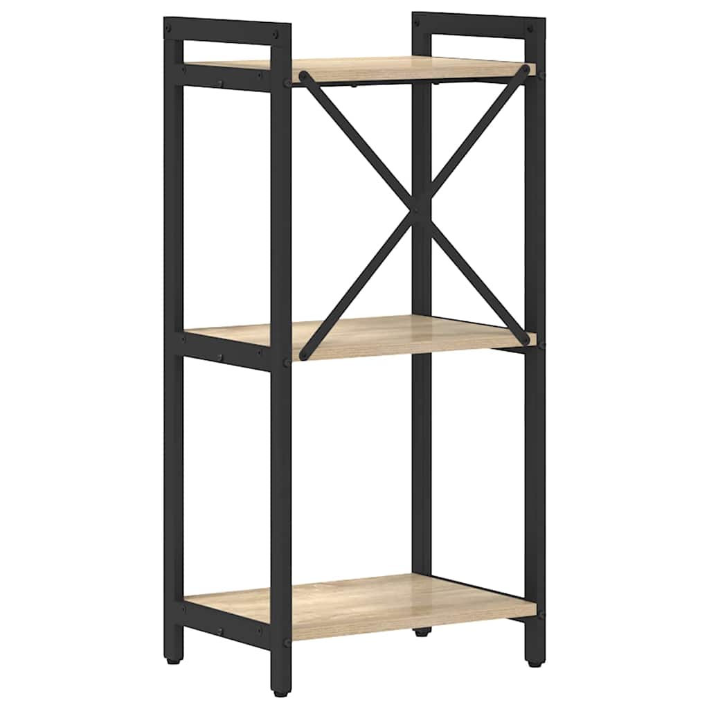 Bibliothèque Chêne sonoma 40 x 30 x 83 cm Bois d'ingénierie - XIOS