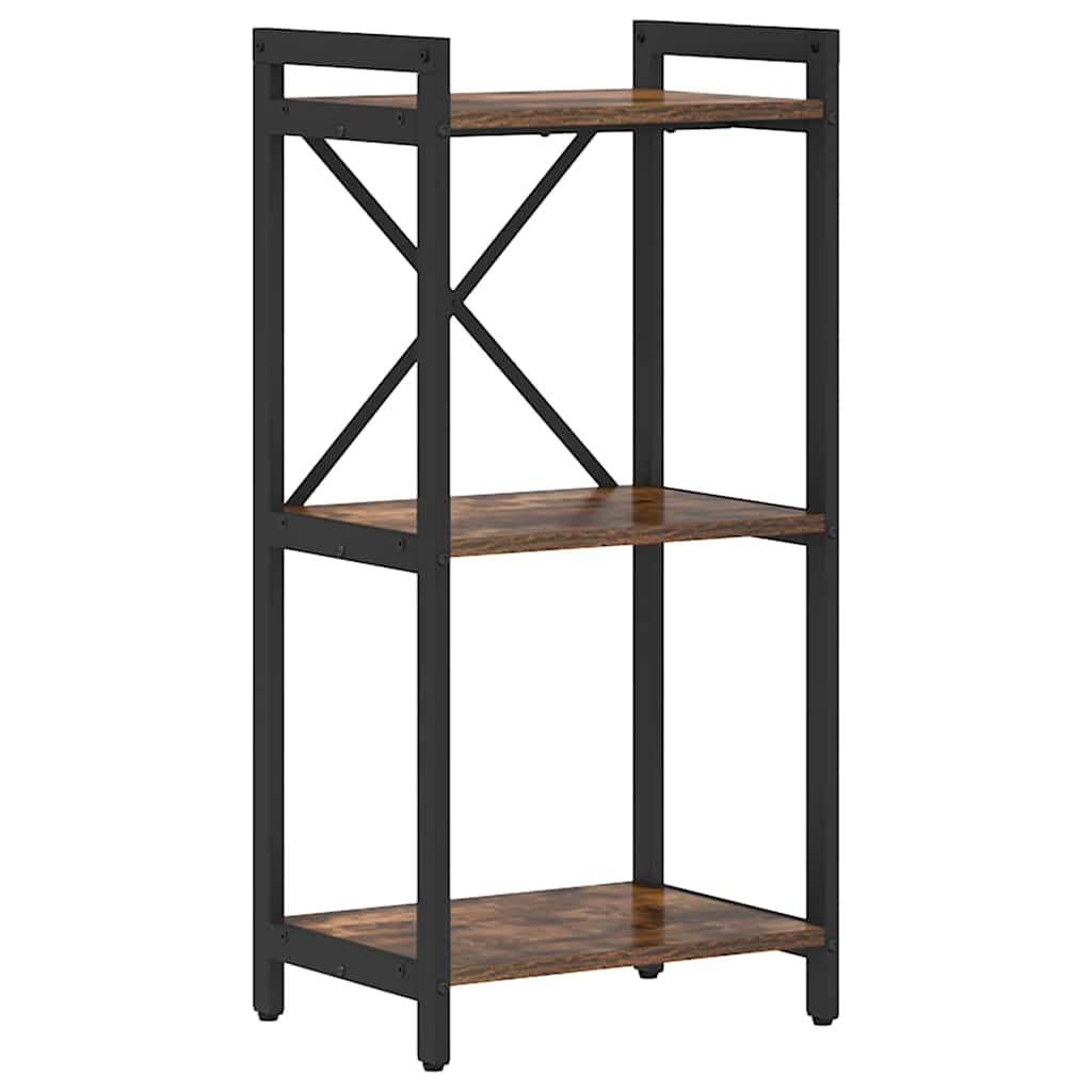 Bibliothèque Chêne fumé 40 x 30 x 83 cm Bois d'ingénierie - XIOS