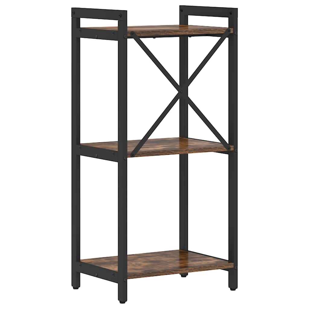 Bibliothèque Chêne fumé 40 x 30 x 83 cm Bois d'ingénierie - XIOS