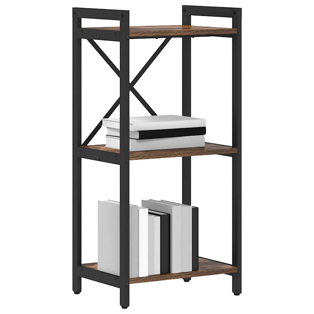 Bibliothèque Chêne fumé 40 x 30 x 83 cm Bois d'ingénierie - XIOS