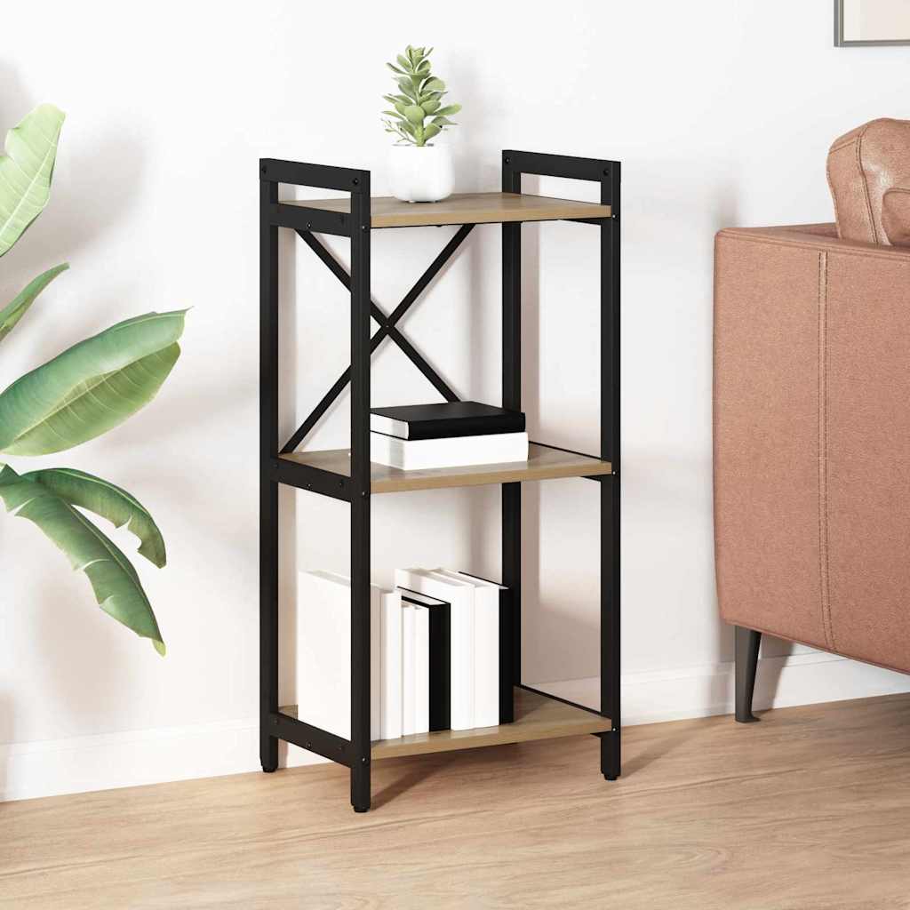 Bibliothèque chêne artisanal 40 x 30 x 83 cm Bois d'ingénierie - XIOS